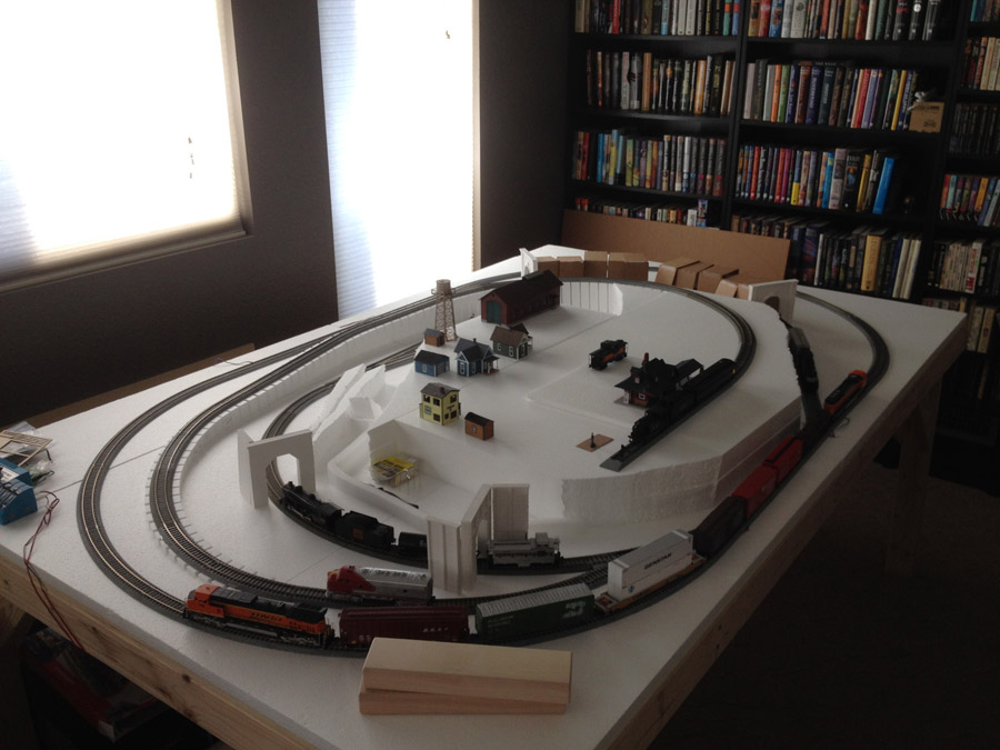 Train table layout part 2 | hupspring's blog